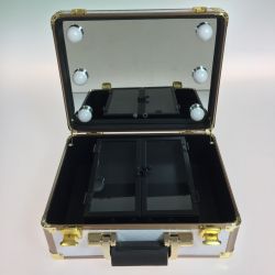 ◎◎ Franc Franc フランフラン ヴァリーズ ハリウッドボックス S ホワイト 中古品　汚れあり Cランク