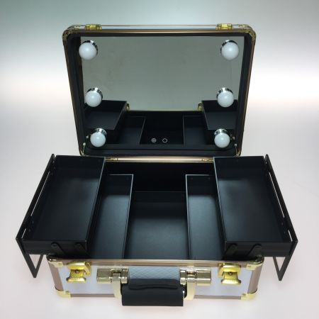  Franc Franc フランフラン ヴァリーズ ハリウッドボックス S ホワイト 中古品　汚れあり