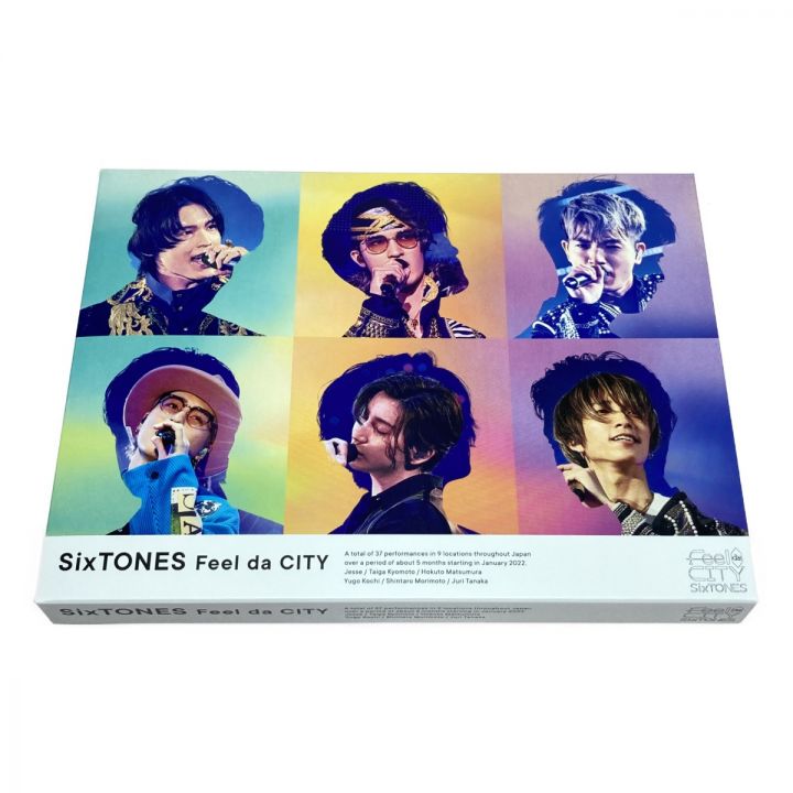 SixTONES Feel da CITY 初回盤 Blu-ray/2枚組｜中古｜なんでもリサイクルビッグバン