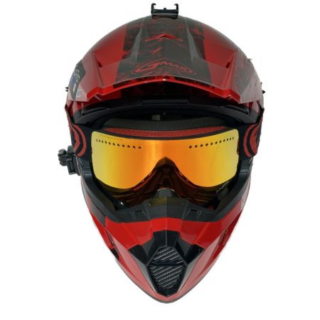   GMAX MX-46 Dominant ユース オフロードバイクヘルメット XL NFXオレンジゴーグル付