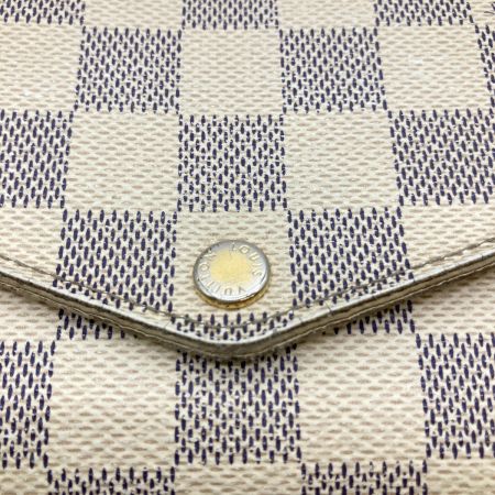  LOUIS VUITTON ルイヴィトン ダミエ・アズール ポルトフォイユ・サラ 長財布 N63208 アイボリー