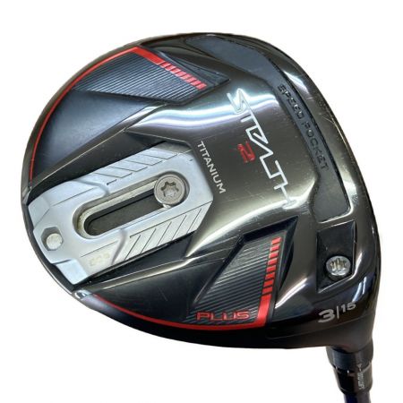  TaylorMade テーラーメイド STEALTH2 PLUS ステルス2 プラス 3FW 15° フェアウェイウッド  VENTUS TR 6-S カバー付