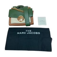  MARC JACOBS マークジェイコブス ショルダーバッグ 斜め掛け バッグ レディース H117L01FA21 グリーン x ブラウン x アイボリー Aランク