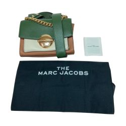 ◎◎ MARC JACOBS マークジェイコブス ショルダーバッグ 斜め掛け バッグ レディース H117L01FA21 グリーン x ブラウン x アイボリー Aランク