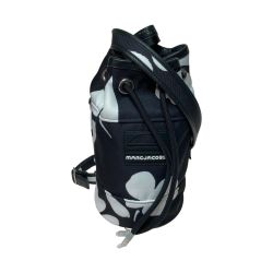 ◎◎ MARC JACOBS マークジェイコブス ワンショルダーバッグ 巾着 バッグ レディース ブラック x ホワイト Bランク