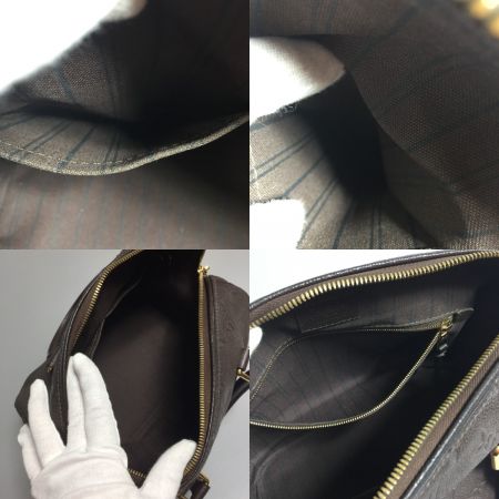  LOUIS VUITTON ルイヴィトン モノグラムアンプラント スピーディバンドリエール25  M40761 ブラウン 中古品 ダメージあり
