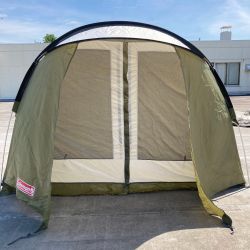 ◎◎ Coleman コールマン トンネル2ルームハウス LDX 定員4-5人用 オリーブ x サンド Cランク