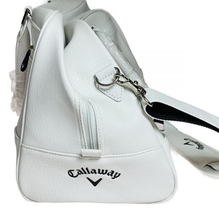 未使用　Callaway キャロウェイ ゴルフバッグ ボストンバッグ ホワイト Callaway/キャロウェイ ゴルフ ボストンバッグ【ホワイト】新品