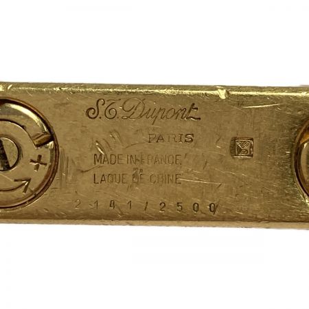  S.T.Dupont エステーデュポン 太陽 ソレイユ ライン2 ガスライター 2500個限定 着火未確認　傷・塗装の剥げ有