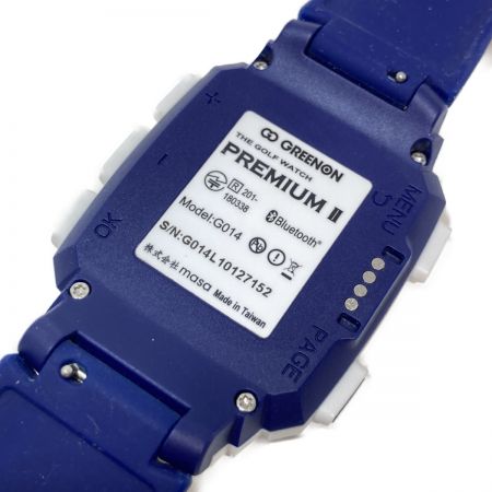  GREEN ON グリーンオン ザ ゴルフウォッチ プレミアム2  ネイビー みちびきL1S対応