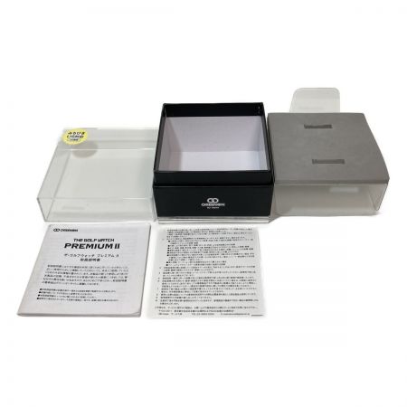  GREEN ON グリーンオン ザ ゴルフウォッチ プレミアム2  ネイビー みちびきL1S対応