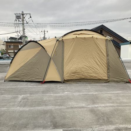  Coleman コールマン ラウンドスクリーン2ルームハウス オリーブ×コヨーテ 4-5人用 テント ポールゴム紐切れ有