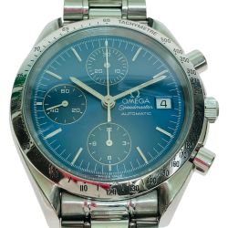 ◎◎ OMEGA オメガ スピードマスター クロノグラフ メンズ 自動巻き 腕時計 3511.80 文字盤ブルー Bランク