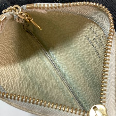  LOUIS VUITTON ルイヴィトン ポシェット クレ フック付 コインケース 小銭入れ 財布 キーケース ダミエアズール ホワイト N62659