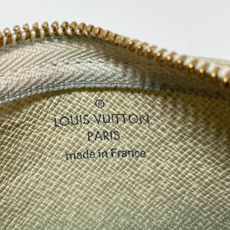  LOUIS VUITTON ルイヴィトン ポシェット クレ フック付 コインケース 小銭入れ 財布 キーケース ダミエアズール ホワイト N62659