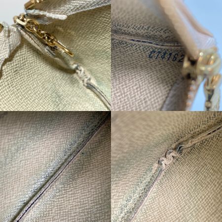  LOUIS VUITTON ルイヴィトン ポシェット クレ フック付 コインケース 小銭入れ 財布 キーケース ダミエアズール ホワイト N62659