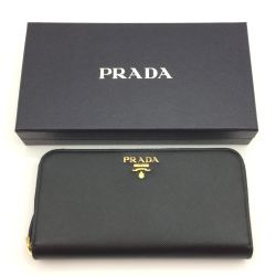 ◎◎ PRADA プラダ ラウンドファスナー長財布 ヴィッテロムーブ  1ML506 ブラック 箱付　美品 Aランク