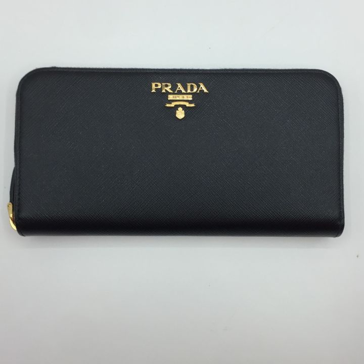 PRADA プラダ ラウンドファスナー長財布 ヴィッテロムーブ 1ML506 ブラック 箱付 美品｜中古｜なんでもリサイクルビッグバン