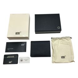 ◎◎ MONT BLANC サルトリアル 2つ折り財布 メンズ 財布 116386 ブラック Bランク