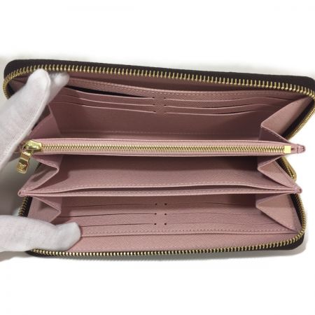  LOUIS VUITTON ルイヴィトン モノグラムキャンバス　ジッピーウォレット　ローズバレリーヌ M41894 RFID搭載