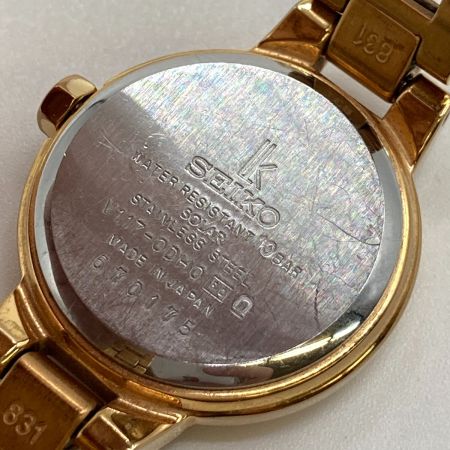  SEIKO セイコー ルキア 腕時計 レディースウォッチ ソーラー充電 箱・取説・コマ付 V117-ODHO
