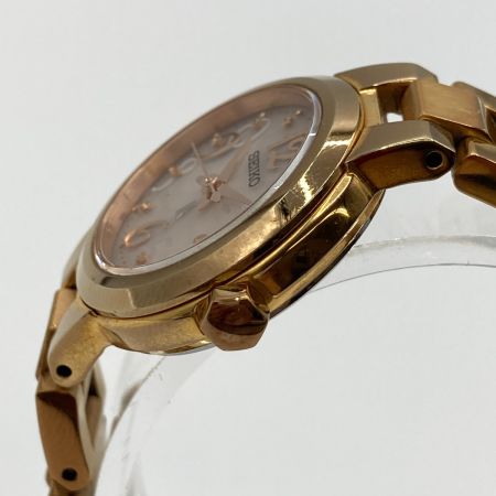  SEIKO セイコー ルキア 腕時計 レディースウォッチ ソーラー充電 箱・取説・コマ付 V117-ODHO