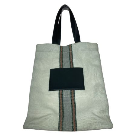  JIL SANDER ジルサンダー トートバッグ ストライプ ホワイト