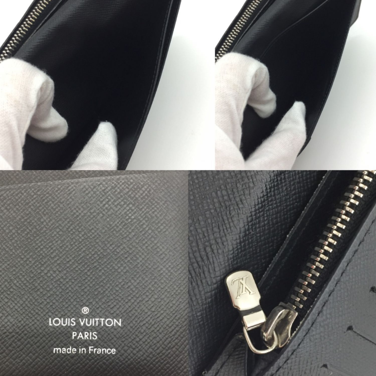 中古】 LOUIS VUITTON ルイヴィトン 長財布 タイガ ポルトフォイユ