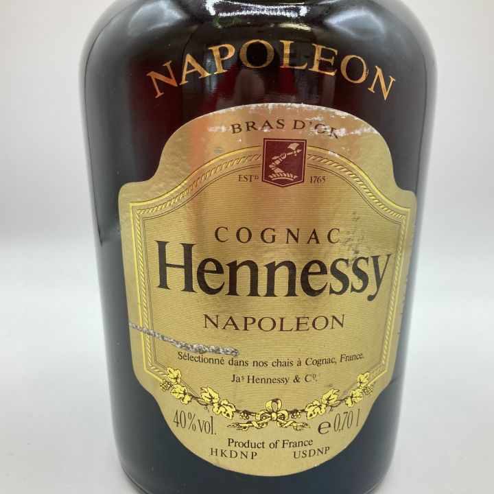 Hennessy ヘネシー NAPOLEON COGNAC ナポレオン コニャック ブランデー 700ml 40% ラベル傷有  未開栓｜中古｜なんでもリサイクルビッグバン