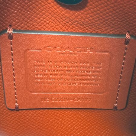  COACH コーチ モリー バケット バッグ 2WAYショルダーバッグ CA177 スカイブルー