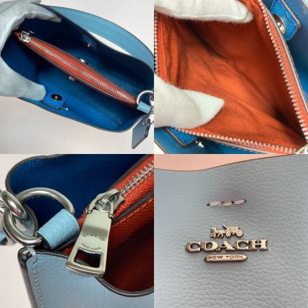  COACH コーチ モリー バケット バッグ 2WAYショルダーバッグ CA177 スカイブルー