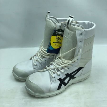  asics アシックス 安全靴 25.5cm 汚れあり CP402 ホワイト