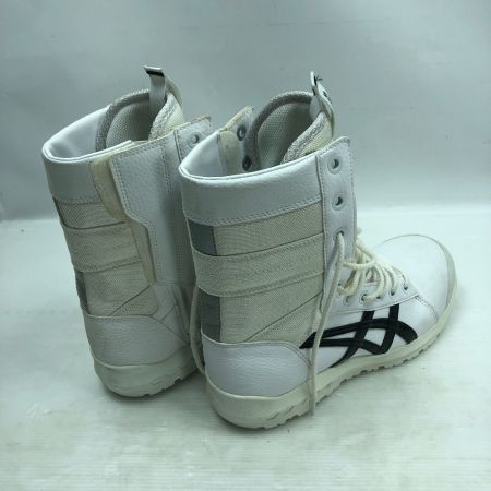  asics アシックス 安全靴 25.5cm 汚れあり CP402 ホワイト