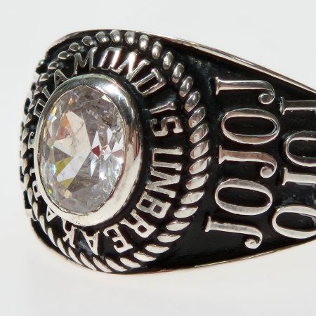  JAM　HOME　MADE ジョジョの奇妙な冒険 ダイヤモンドは砕けない ダイヤモンドカレッジリング　指輪 サイズ15号