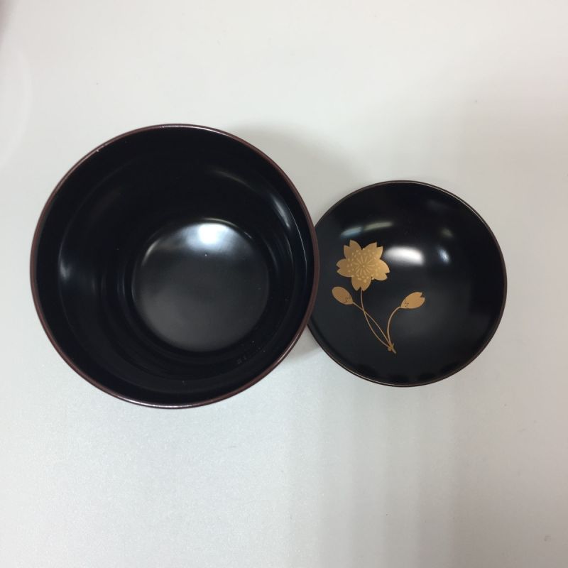 中古】 漆器 輪島塗 箸洗 拾客 10客 蓋付き椀 小吸物椀｜総合