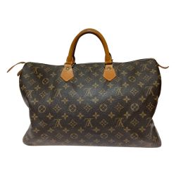 ◎◎ LOUIS VUITTON ルイヴィトン モノグラム スピーディ40 ボストンバッグ M41522 ブラウン Bランク