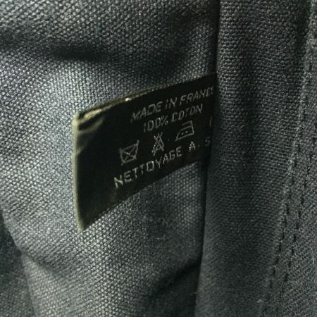  HERMES エルメス フランス製 フールトゥ PM  ハンドバッグ   トートバック　コットン キャンバス ネイビー