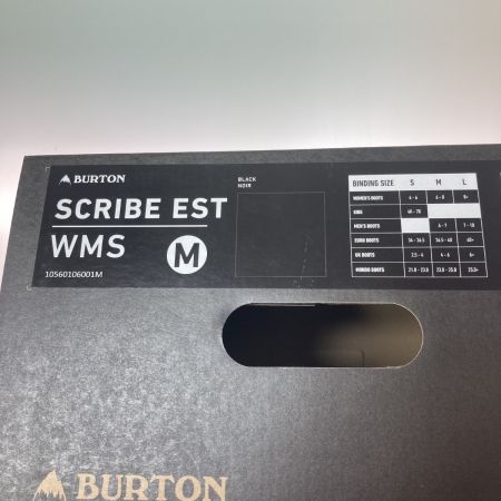  BURTON バートン SCRIBE EST スノーボード ビンディング Mサイズ WMS レディース