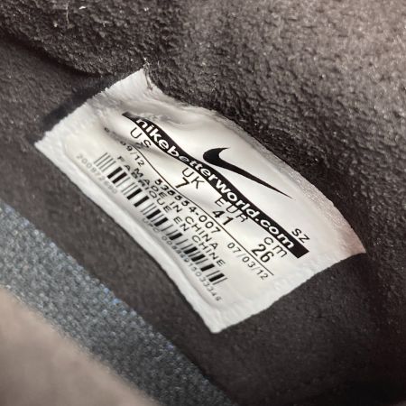  NIKE ナイキ MVP レザー J エッジ 野球スパイク 26.0cm 538554-007 ブラック