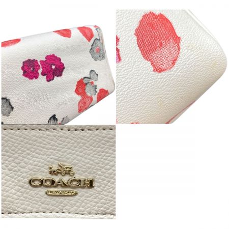  COACH コーチ ミニベネット 2WAY ハンドバッグ ショルダーバッグ 花柄 フラワー F57270 ホワイト
