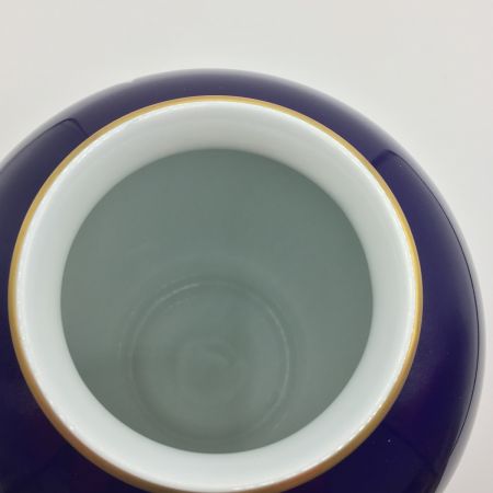  KORANSHA Co. Ltd. 香蘭社  胡蝶蘭 花瓶　 ネイビー