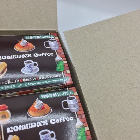   珈琲所コメダ珈琲店 ミニチュア BOX 全種類完備 未開封品　外箱ダメージあり
