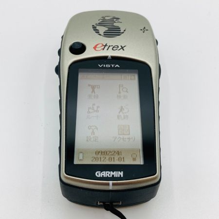  ガーミン etrex VISTA GPS レシーバー 通電のみ確認 現状渡し