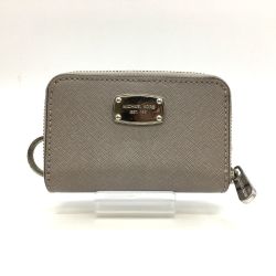 ◎◎ MICHAEL KORS マイケルコース コインケース付 キーケース グレー Bランク