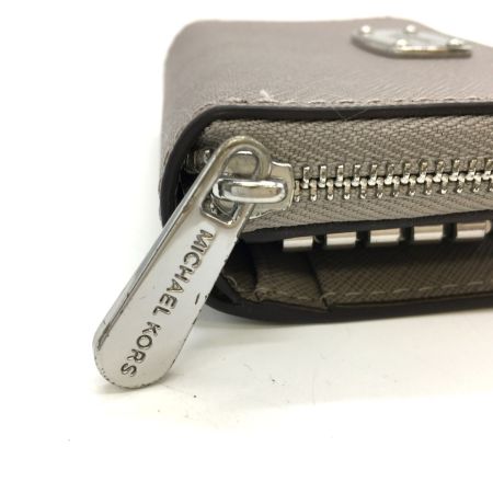  MICHAEL KORS マイケルコース コインケース付 キーケース グレー