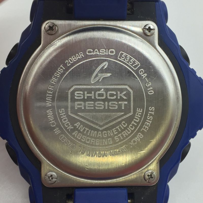 中古】 CASIO カシオ カシオ G-SHOCK アナデジ ビックフェイス 5357 GA