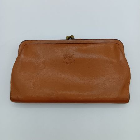  IL BISONTE イルビゾンテ ロングウォレット がま口 長財布 5482305195 ブラウン