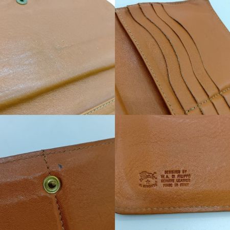  IL BISONTE イルビゾンテ ロングウォレット がま口 長財布 5482305195 ブラウン