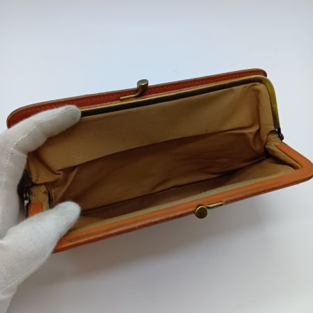  IL BISONTE イルビゾンテ ロングウォレット がま口 長財布 5482305195 ブラウン