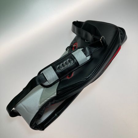  AUDI アウディ クラブケース ソフトケース 47インチ対応 ホワイト x ブラック ゴルフバッグ